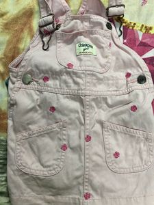 OshKosh Girl Pink Floral Overalls