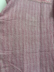 Elegant Pink Printed Kurta