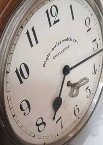 Vintage Anglo-Swiss Wall Clock