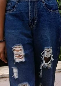 Ripped Denim Jeans