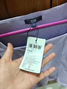 Code Brand Cute Purple Top