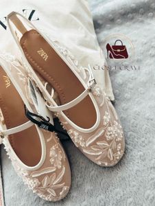 Lace Mary Janes Sizes Available 36-41(3-7)