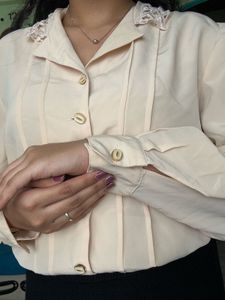 Peach coloured Korean Top
