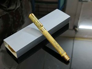 Vintage Engraved Gold Fountain Pen