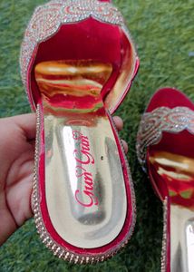 Red Embellished Heels
