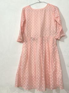 Cute Pink Polka Dot Dress