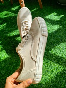 Beige Casual Shoes
