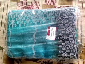Latest fashion trends Elegant Teal Saree