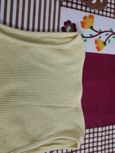 Mustard Colour Zudio Exercise Top