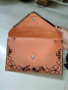 Embroidered Clutch