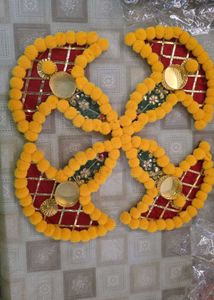 Traditional Festive Swastika Marigold Decor