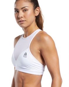 REEBOKWomen Sports lightly Padded Bra (White