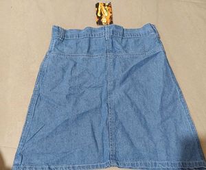 Mayra Denim Skirt, 30 Size