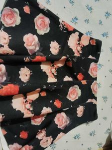 Floral Print Skirt