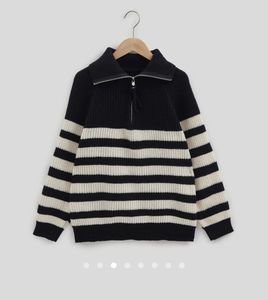 Black &amp; White Pullover