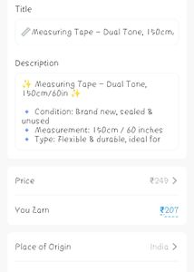 📏Measuring Tape – Dual Tone, 150cm/60in ✨