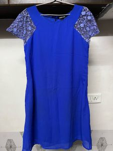 Blue Lace Detail Dress 🪬💙