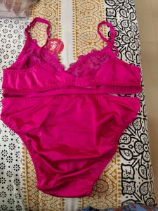 Pink Lingerie Set
