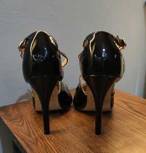 Ankle Wrap Stiletto Pumps 4 Inches
