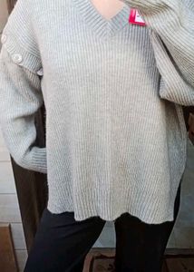 Trendy V Neck Pullover