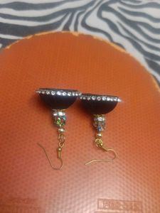 Beautiful Handmade Jhumka Black Colour