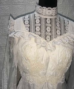 White Gown Price Drop From Rs.1450 To Rs. 799