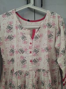 Floral Print Kurta