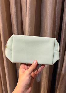 Mint Green &amp; Gold Personalised Pouch