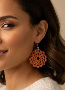 Summer Flower Crochet Earrings