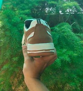 Brown &amp; White Sneakers
