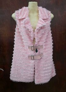 kawaii pink half jacket