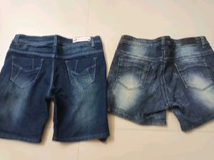 Combo Of Denim Shorts, Pant And Jeans