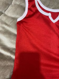 Red &amp; White Tank Top