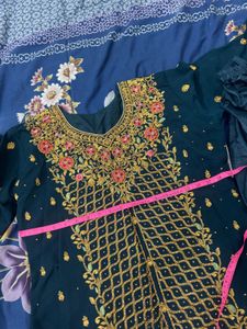 Ston Work Wedding Kurta Set
