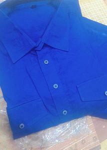 Blue Button-Down Shirt
