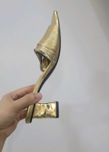 Original Zara Gold Heels