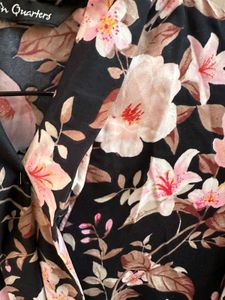 Floral Print Mini Dress Elegant