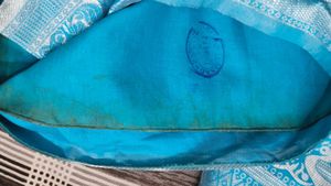 Best Sky Blue Saree.....