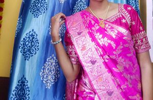 Women Banarasi Silk Saree With Blouse