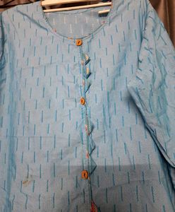 Khadi Cotton Xxl Kurti