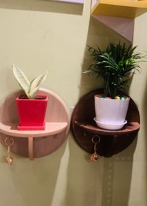 Eco Wood Round Wall Hanging Key Chain Hanger