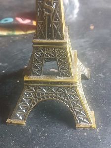 Paris Eiffel Tower Steel And Love Keychain ❤