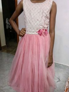 Pink Tulle Party Dress