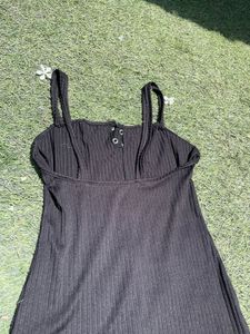 Super sexy black a-line mini dress from Shein