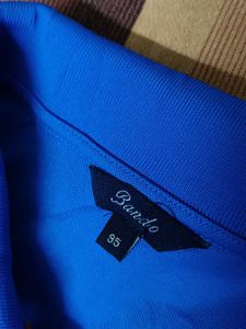 Bando Men Blue Casual Polo Tshirt