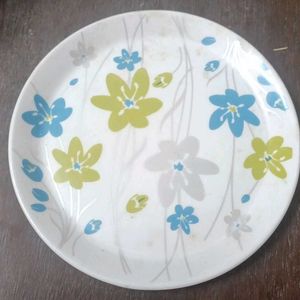 Cutlery Set Of 1 Snack Plate, Tray And 4 Mugs