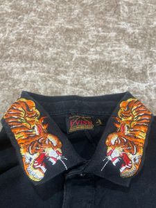 Evisu Tiger Collar Polo