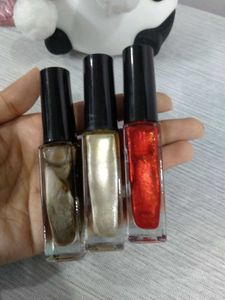 Nail Paints 💅🏻 (Set Of 3)