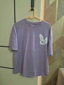 Lavender Free Size Tshirt