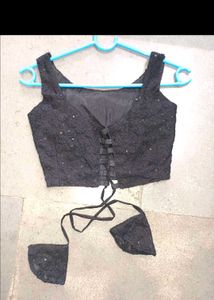 Black Lehenga Set